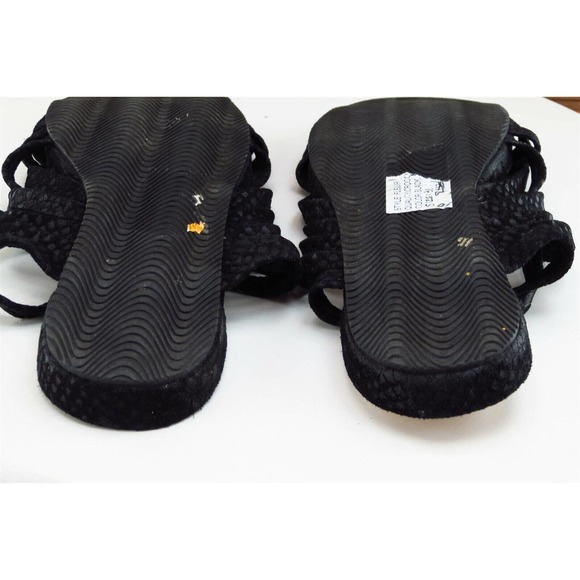 Ivylee Copenhagen Sz 38 M Black Slide Leather Women Sandals - Picture 6 of 7